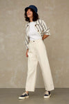 LEILA CROPPED | ECRU