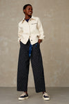 LEILA | STRIPE INDIGO