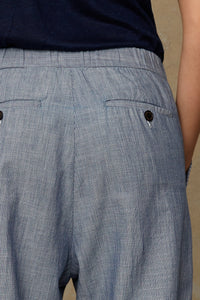 LOURDES | BLUE FINE STRIPE
