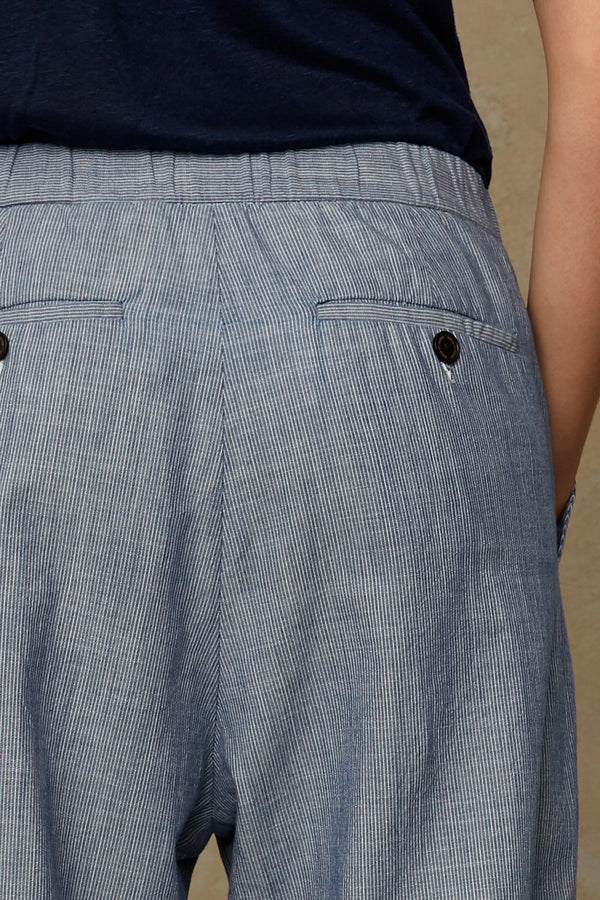 LOURDES | BLUE FINE STRIPE