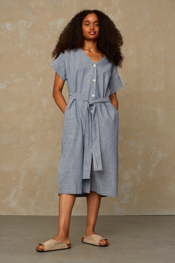 MIA | BLUE FINE STRIPE