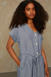 MIA | BLUE FINE STRIPE