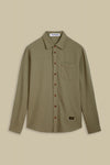 ENDA POCKET | SEERSUCKER LODEN GREEN