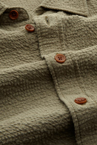 ENDA POCKET | SEERSUCKER LODEN GREEN