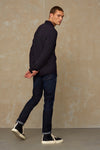 ENDA POCKET | SEERSUCKER DARK NAVY