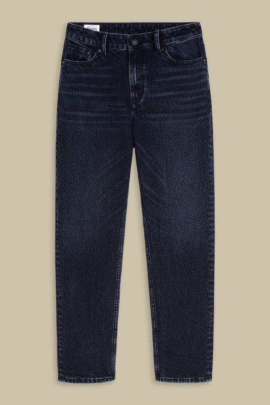CAROLINE CROPPED | CLEAN XAVIER BLUE BLACK