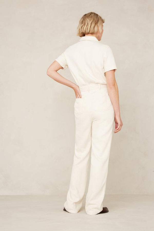 ADELA SHORT SLEEVE | ECRU TENCEL