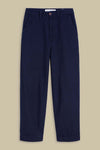 LEILA CROPPED | INDIGO CRINKLE