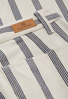 LEILA CROPPED | ECRU STRIPE