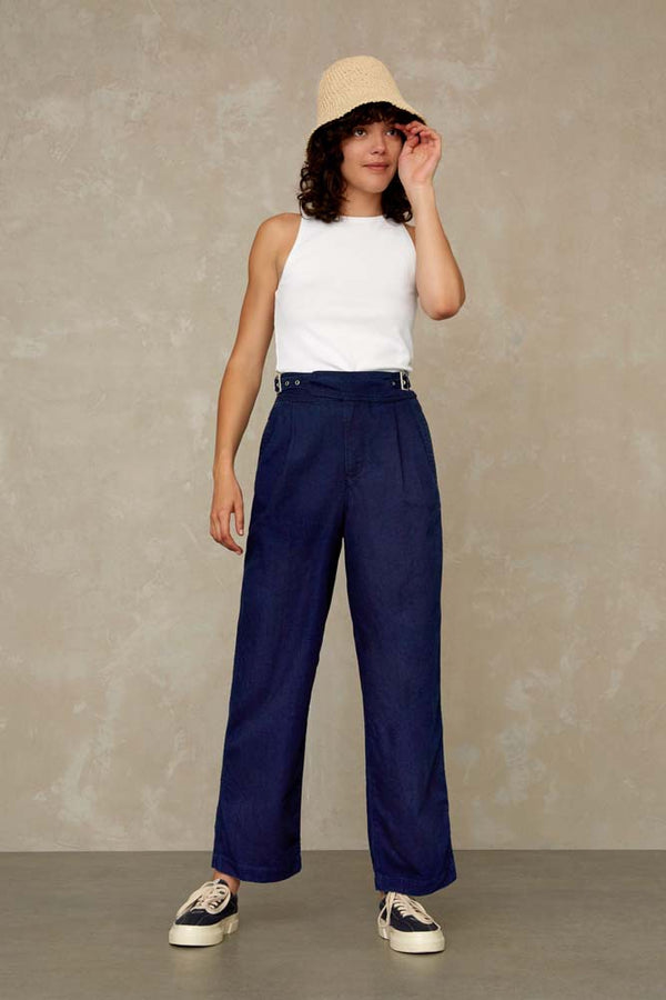 KALINDI | INDIGO CRINKLE