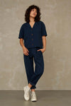 LOURDES | NAVY JACQUARD