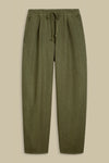 LOURDES | LEAF GREEN LINEN