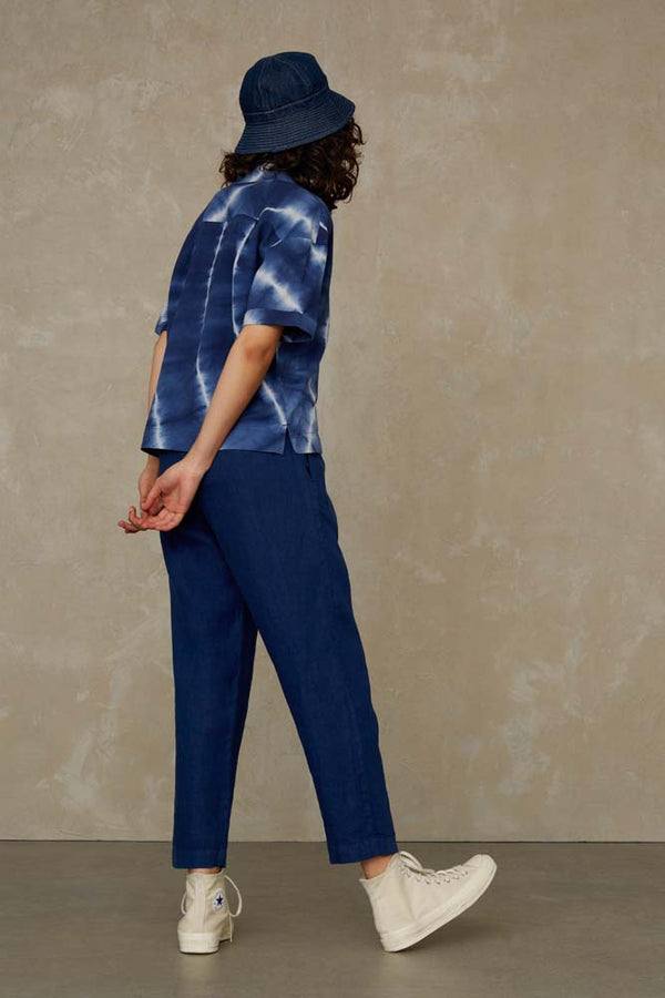 LOURDES | BLUE LINEN