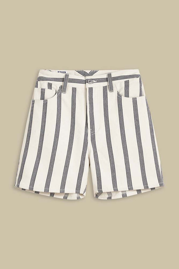 LIORA SHORT | ECRU STRIPE