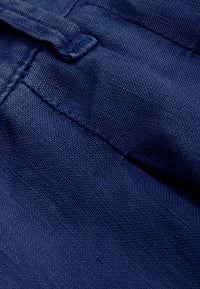 MARISOL SHORT | BLUE LINEN