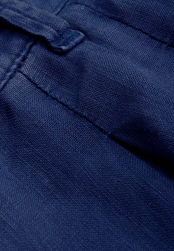 MARISOL SHORT | BLUE LINEN