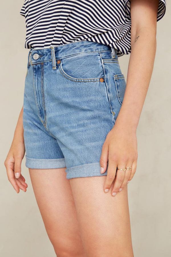ALICE SHORT | VINTAGE LIGHT BLUE