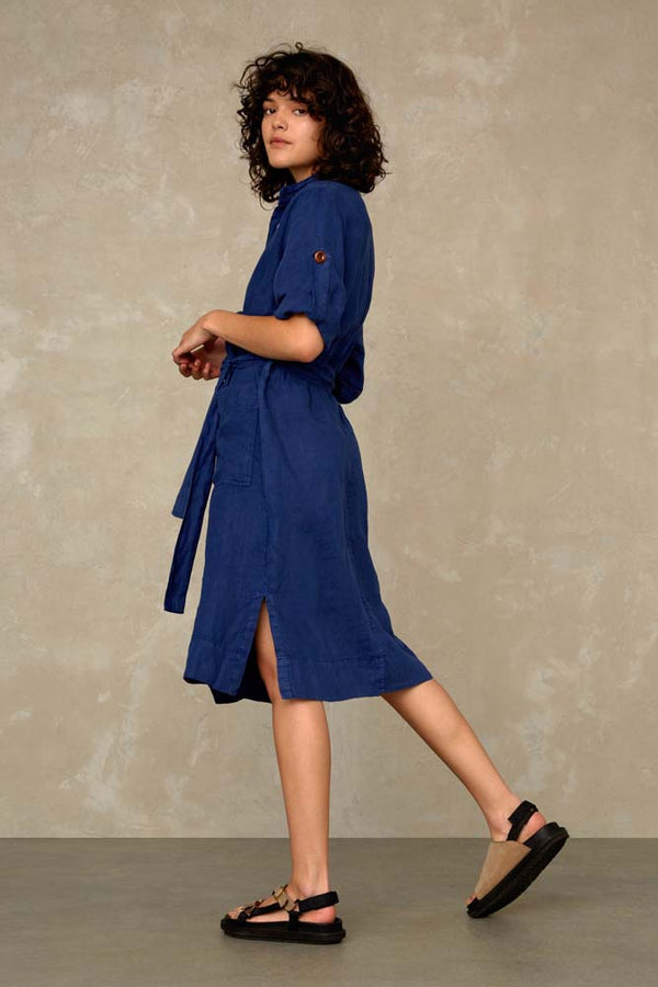 CALEDONIA | BLUE LINEN
