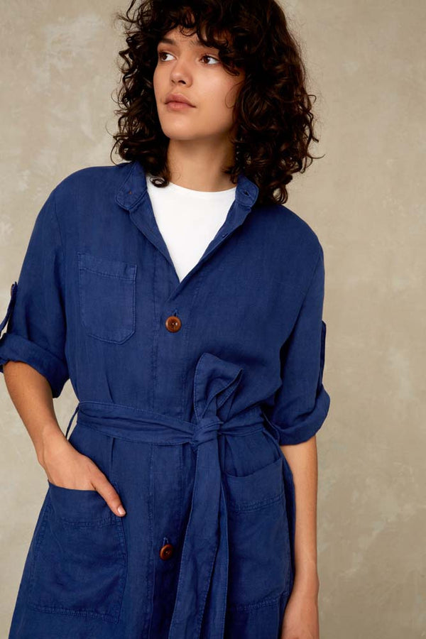 CALEDONIA | BLUE LINEN