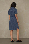 CATRIEN | LINEN NAVY STRIPE