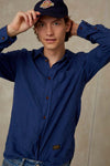 ENDA POCKET | BLUE LINEN