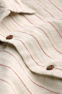 BALDER | LINEN STRIPE RED