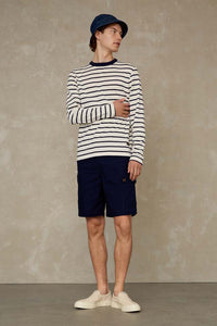 NEZER | BRETON STRIPE NAVY
