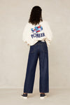 LIORA CROPPED SELVAGE PIONEER | REVIVAL SAVEMESO RINSE