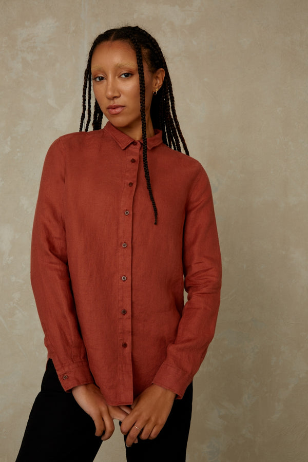 TAJA | TERRACOTTA LINEN