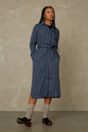 MAGGY | LINEN NAVY DOUBLE STRIPE