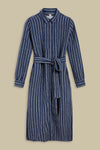 MAGGY | LINEN NAVY DOUBLE STRIPE
