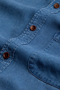 ENDA POCKET | INDIGO STRUCTURE TENCEL