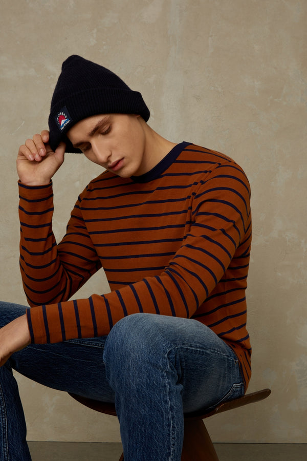 NEZER | BRETON STRIPE CINNAMON