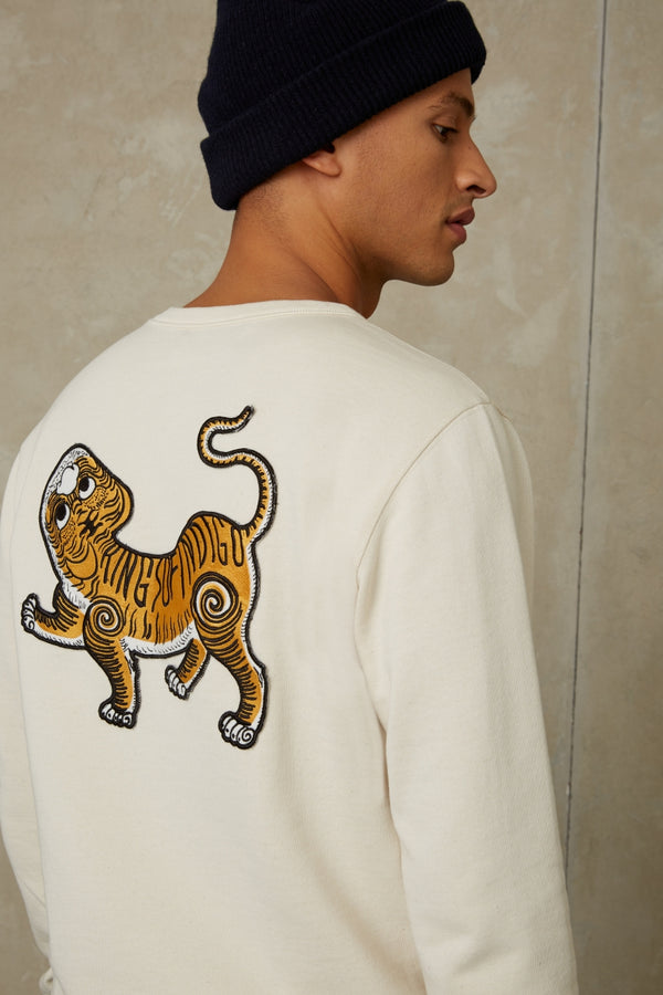 STEPHEN | OFF WHITE TIGER BADGE